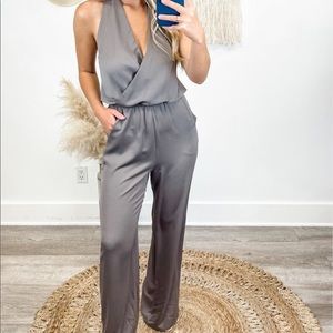 Satin jumpsuit